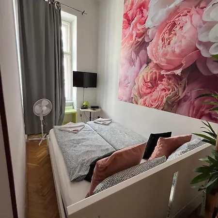 Gazde/Camere de închiriat Spring Roses Downtown Boutique 2 On The Famous Vaci Fashion Street Free Coffee, Tee *